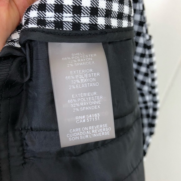 Calvin Klein Straight Fit Highline Checkered Dress Pants Sz 8 - Picture 10 of 10